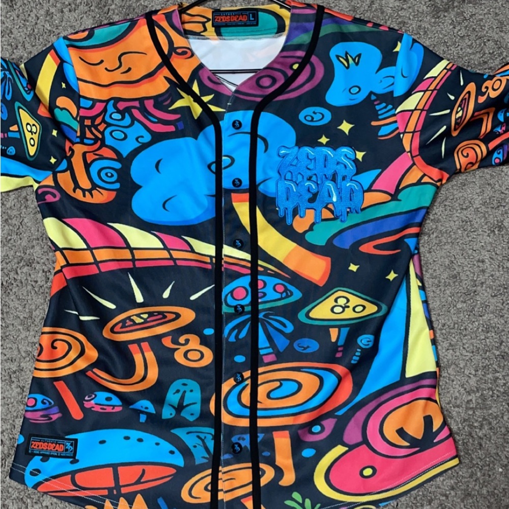 Zeds dead magic bud jersey EDM rave